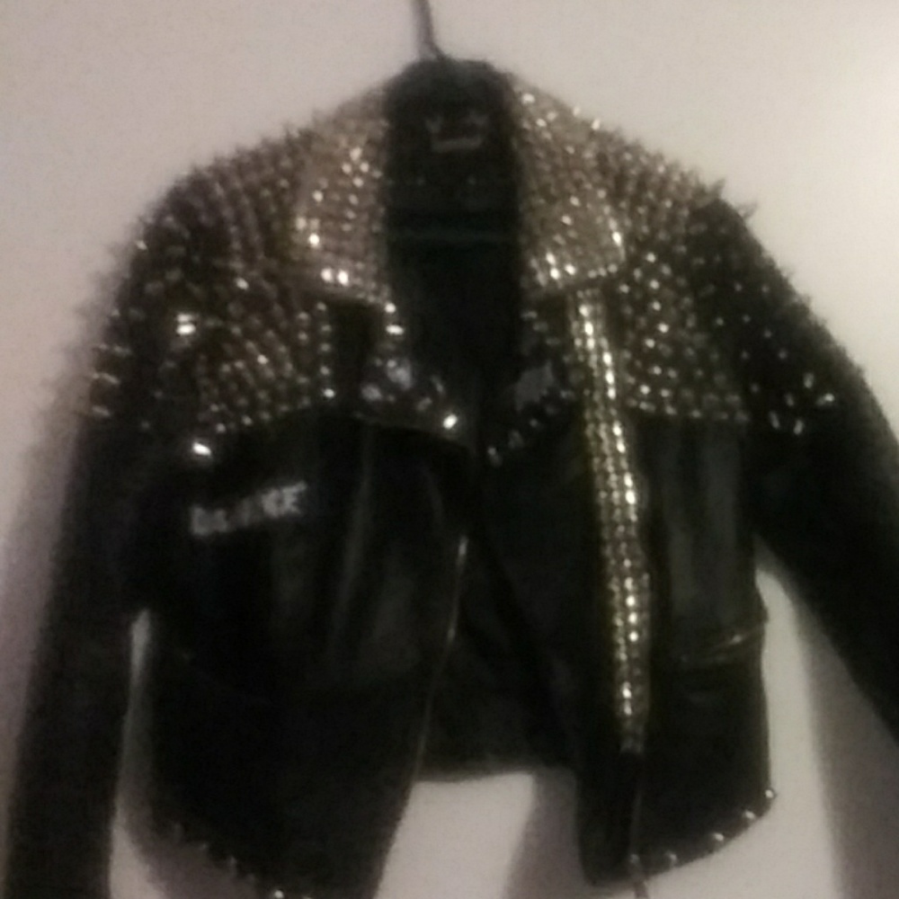 Vegan leather jacket